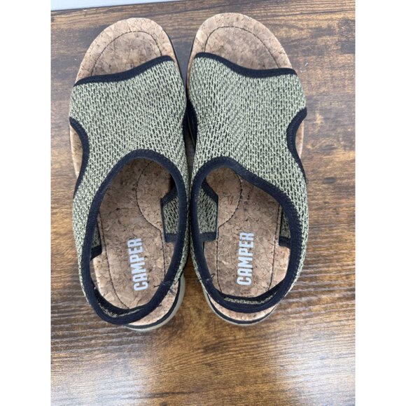 Camper Orunga Green Mesh Sandals - Size 7 - Picture 5 of 8